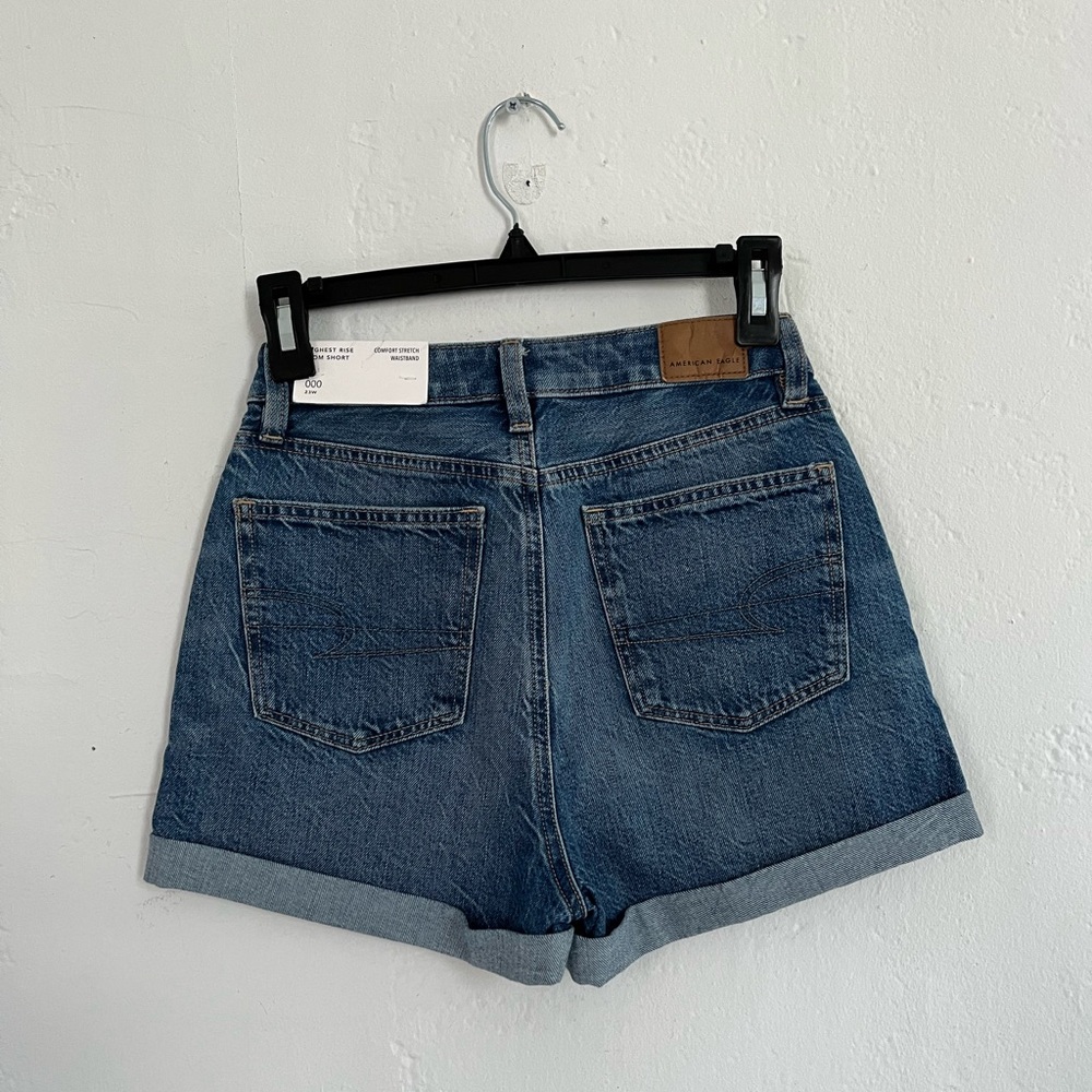 American Eagle Highest Rise Mom Shorts Confort Stretch Waistband - Picture 5 of 13